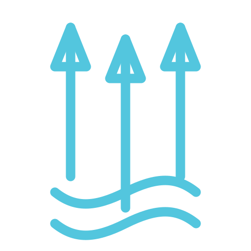 Three acupuncture needles representing acupuncture treatment