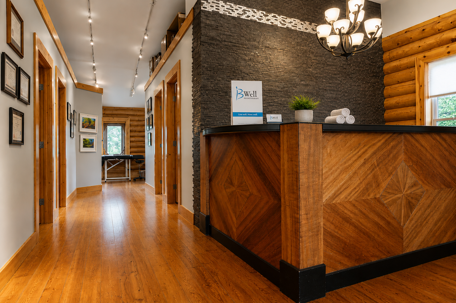 Clinic reception area
